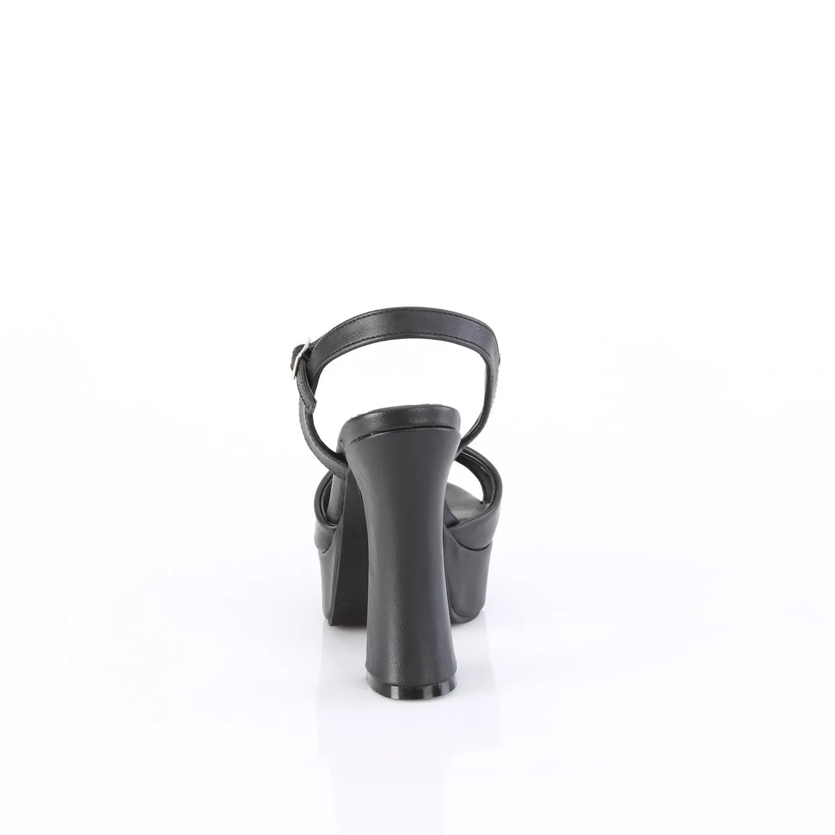 DOLLY-09 DemoniaCult Black Vegan Leather Sexy Women's Sandals (Alternative Footwear)