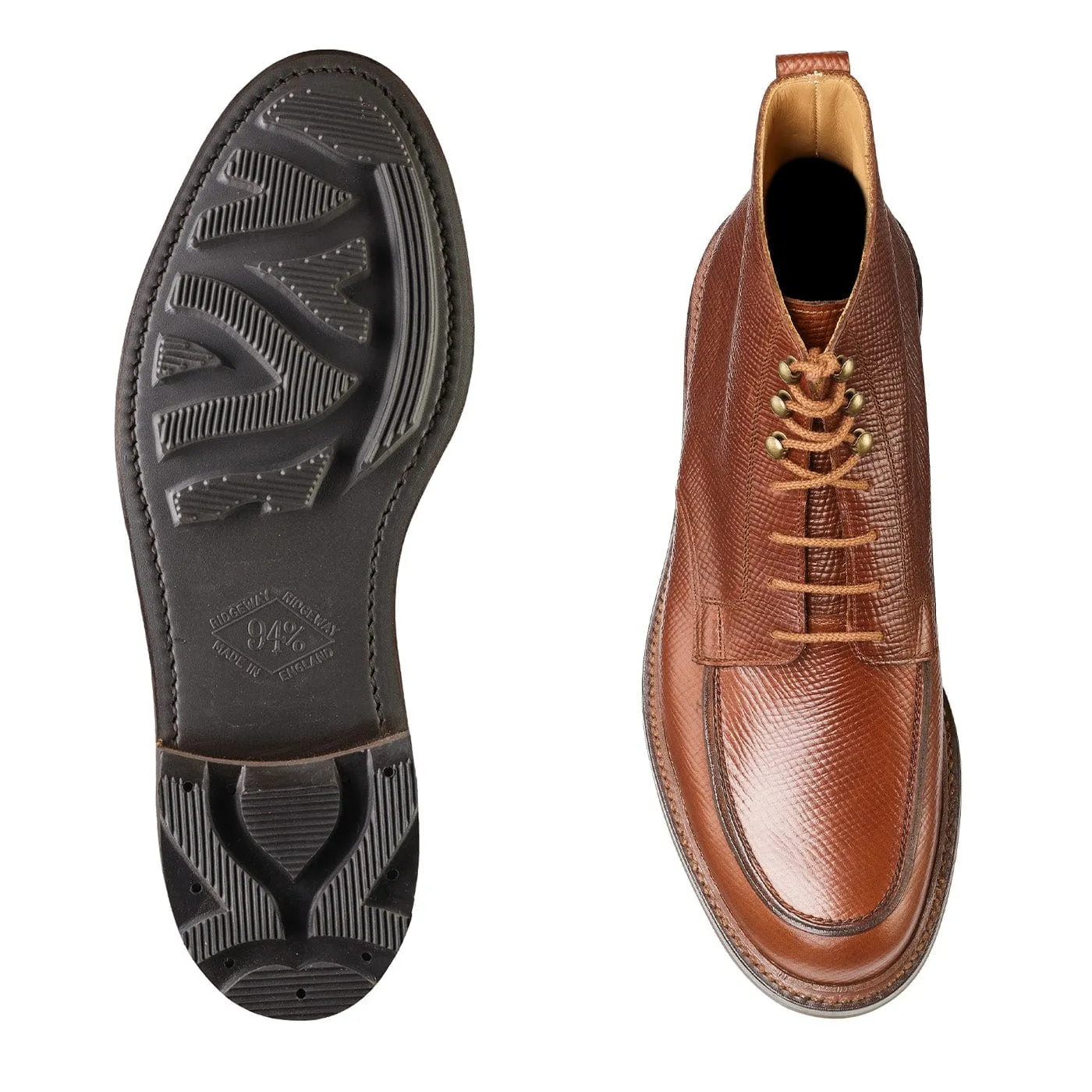 Comfortable Style Breathable Sole Donegal 2 Walnut Hatch Grain