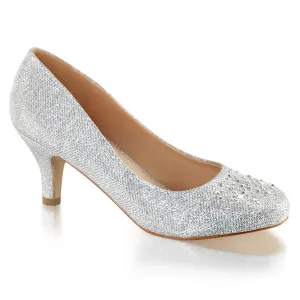 DORIS-06 Fabulicious Silver Glitter Sexy Shoes (High Heels)
