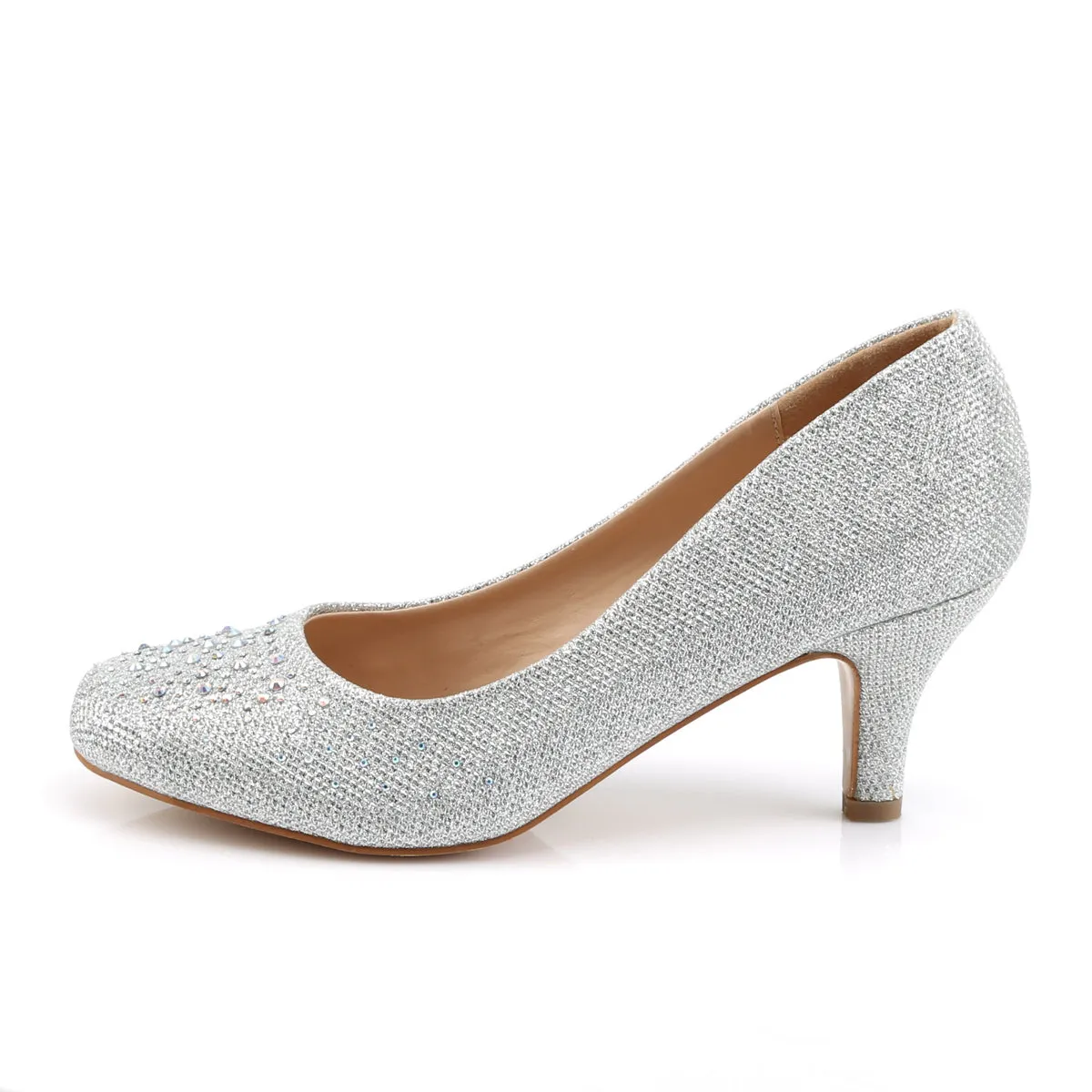 DORIS-06 Fabulicious Silver Glitter Sexy Shoes (High Heels)