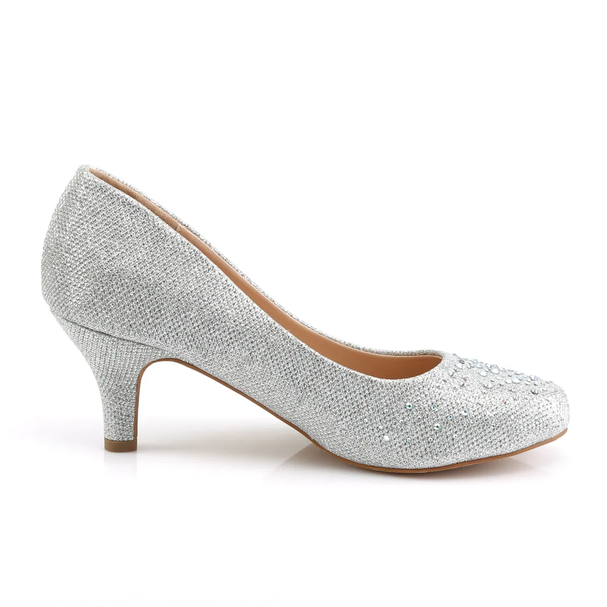 DORIS-06 Fabulicious Silver Glitter Sexy Shoes (High Heels)