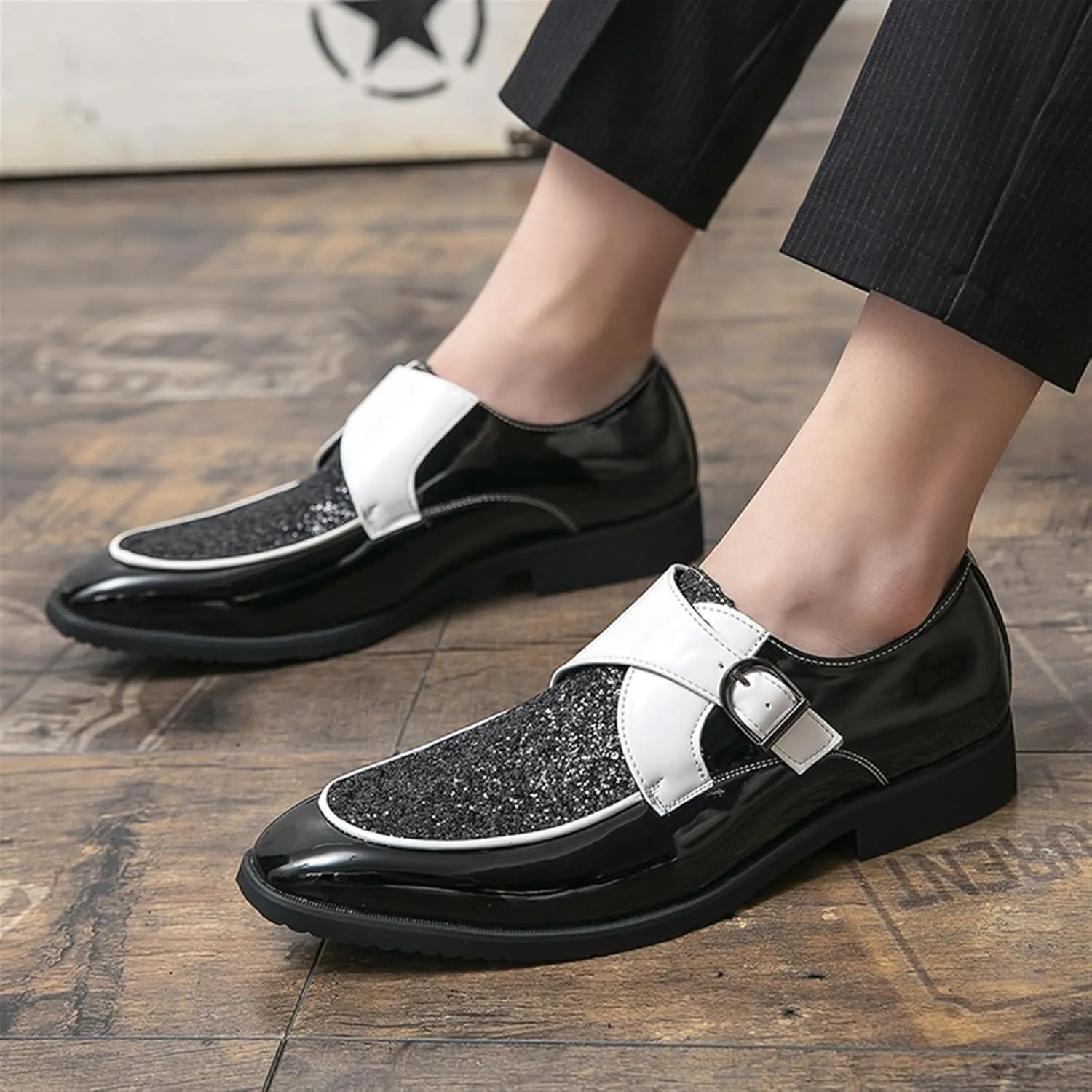 Dress Shoes for Men Men's Casual Loafers Stylish British Designer Shoes for Men