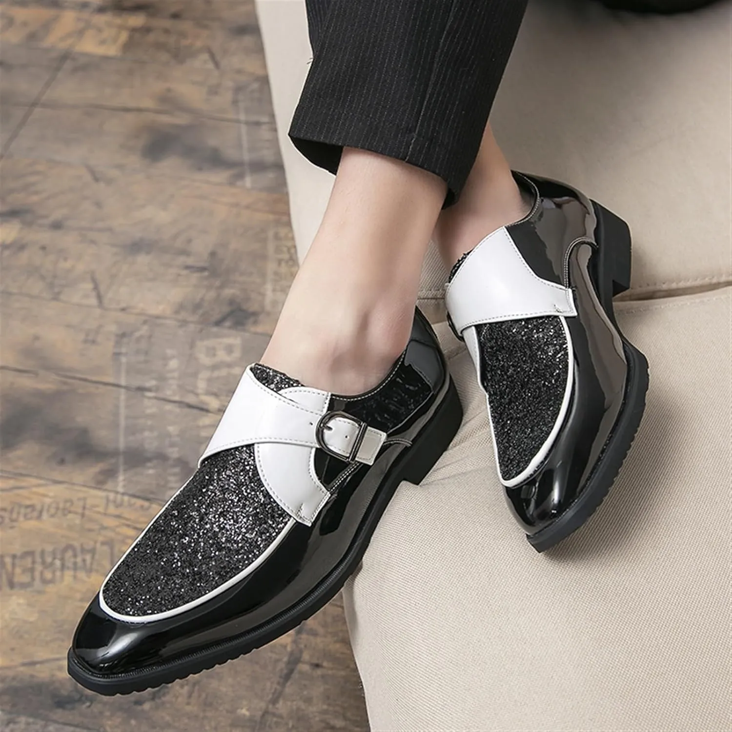 Dress Shoes for Men Men's Casual Loafers Stylish British Designer Shoes for Men