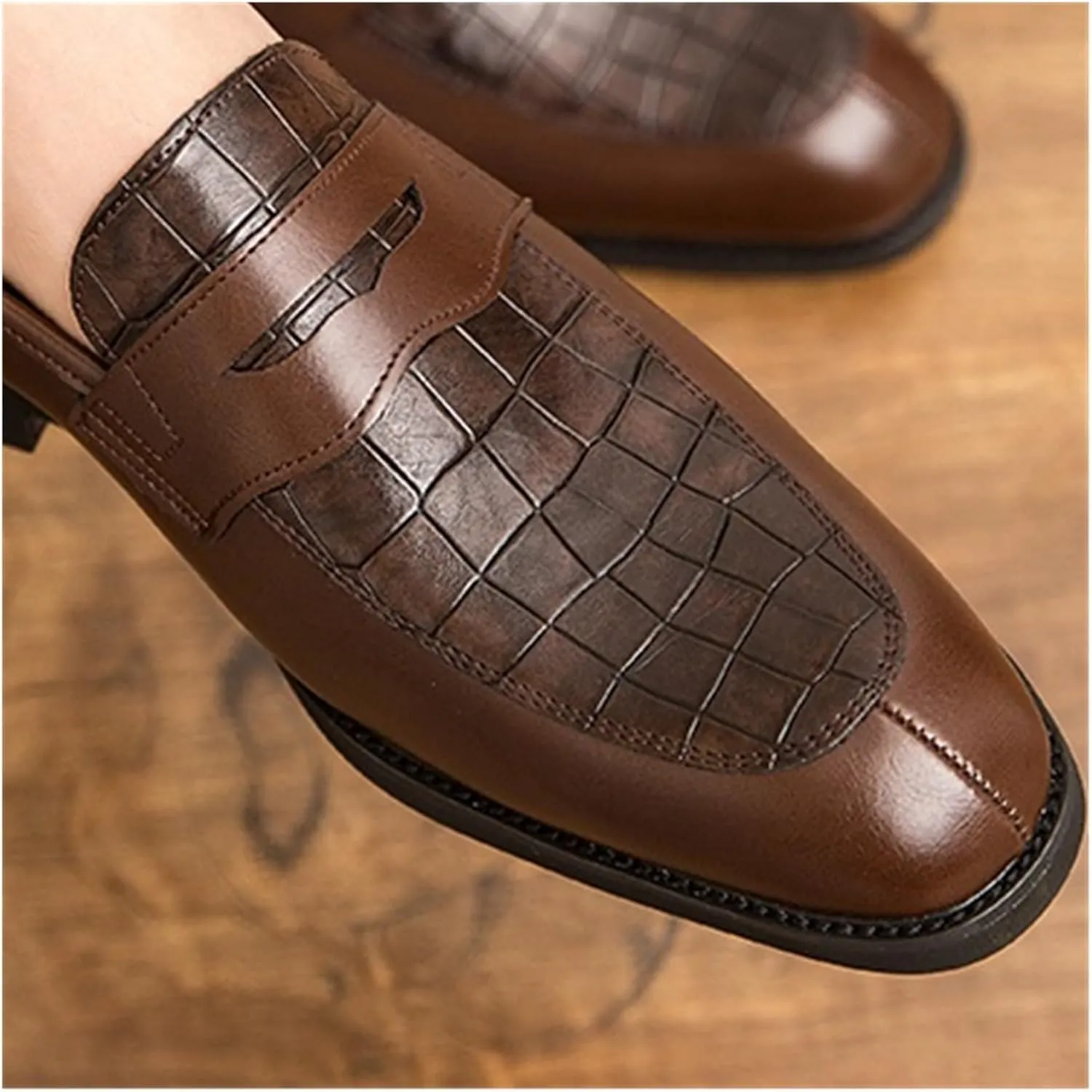 Dress Shoes for Men Men's Casual Loafers Stylish Low Heel Designer Shoes for Men