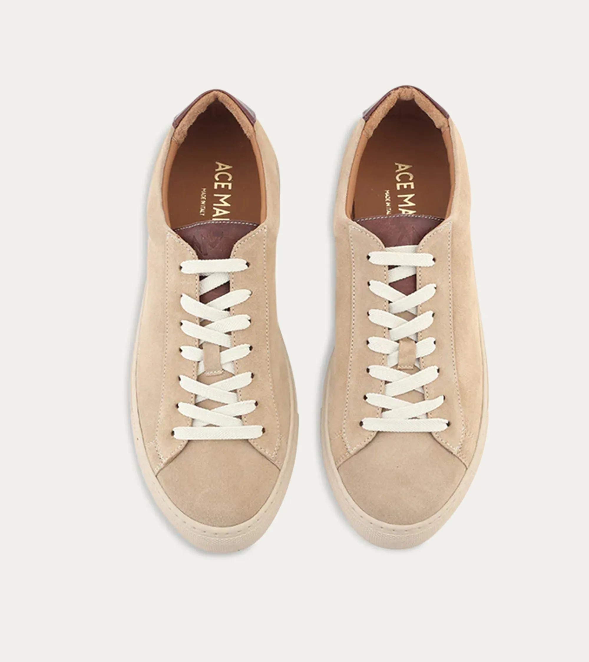 Dress Sneaker In Cappuccino Suede