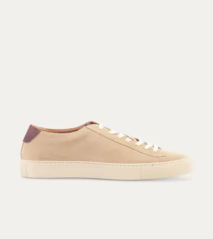 Dress Sneaker In Cappuccino Suede