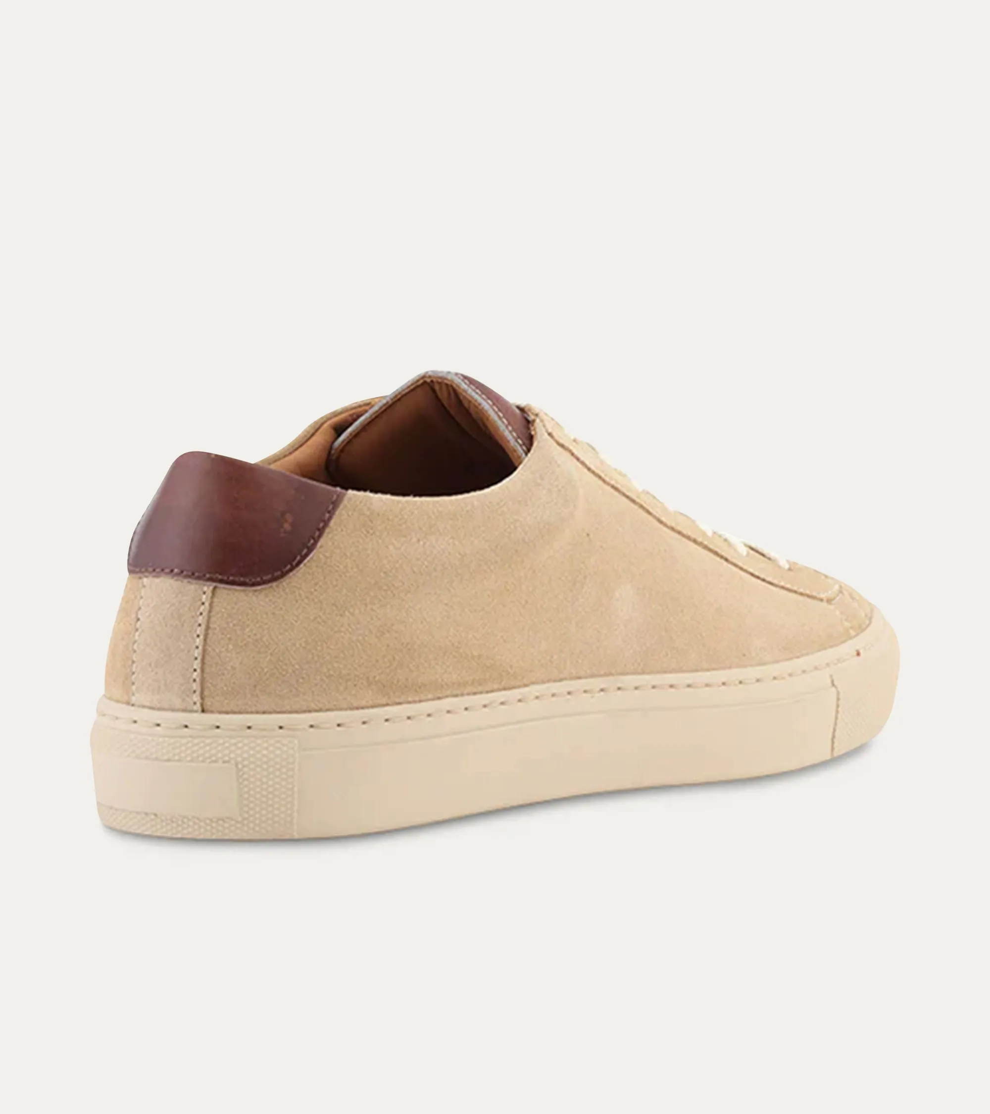 Dress Sneaker In Cappuccino Suede