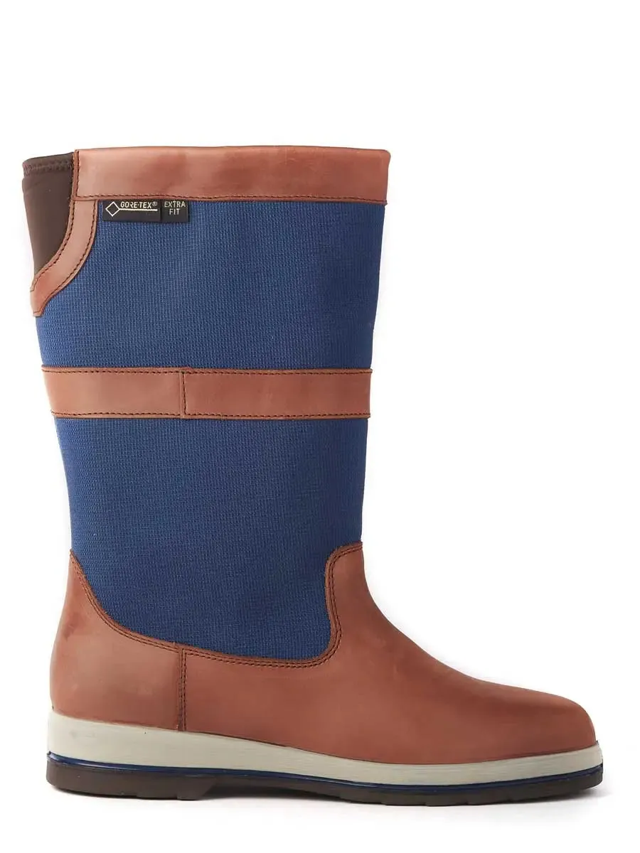 DUBARRY Shamrock ExtraFit Sailing Boots - Navy & Brown