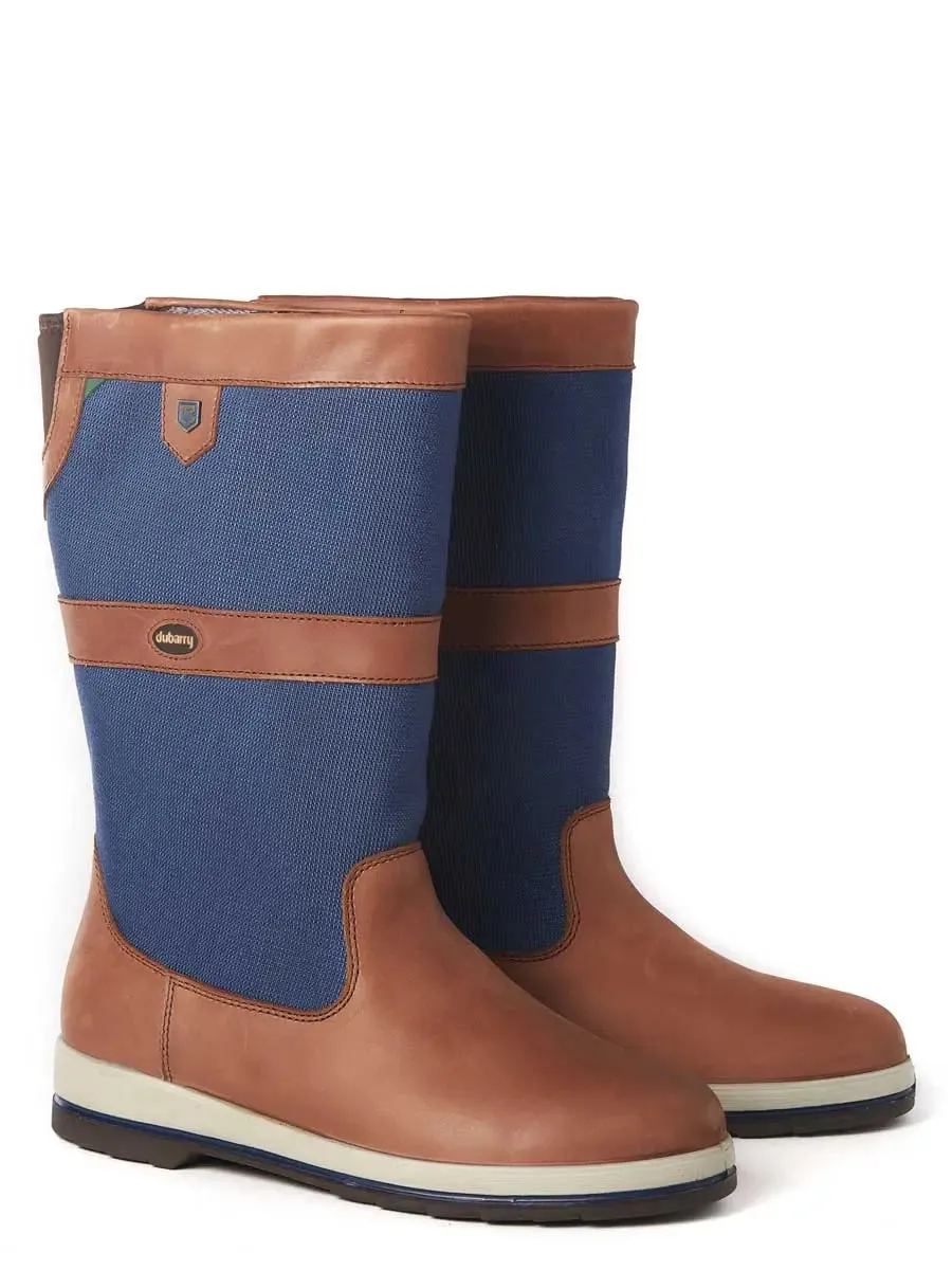 DUBARRY Shamrock ExtraFit Sailing Boots - Navy & Brown