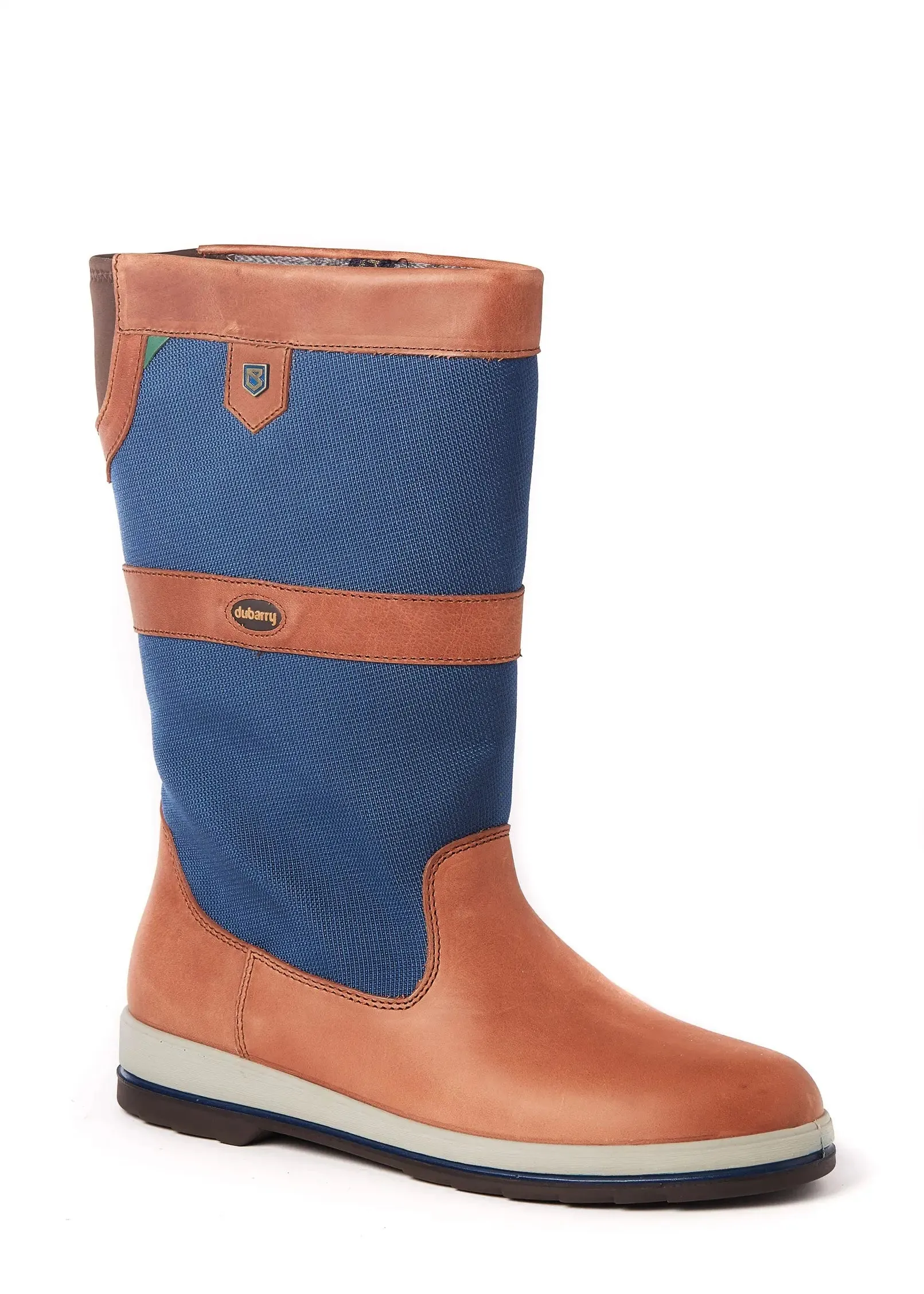 DUBARRY Shamrock ExtraFit Sailing Boots - Navy & Brown