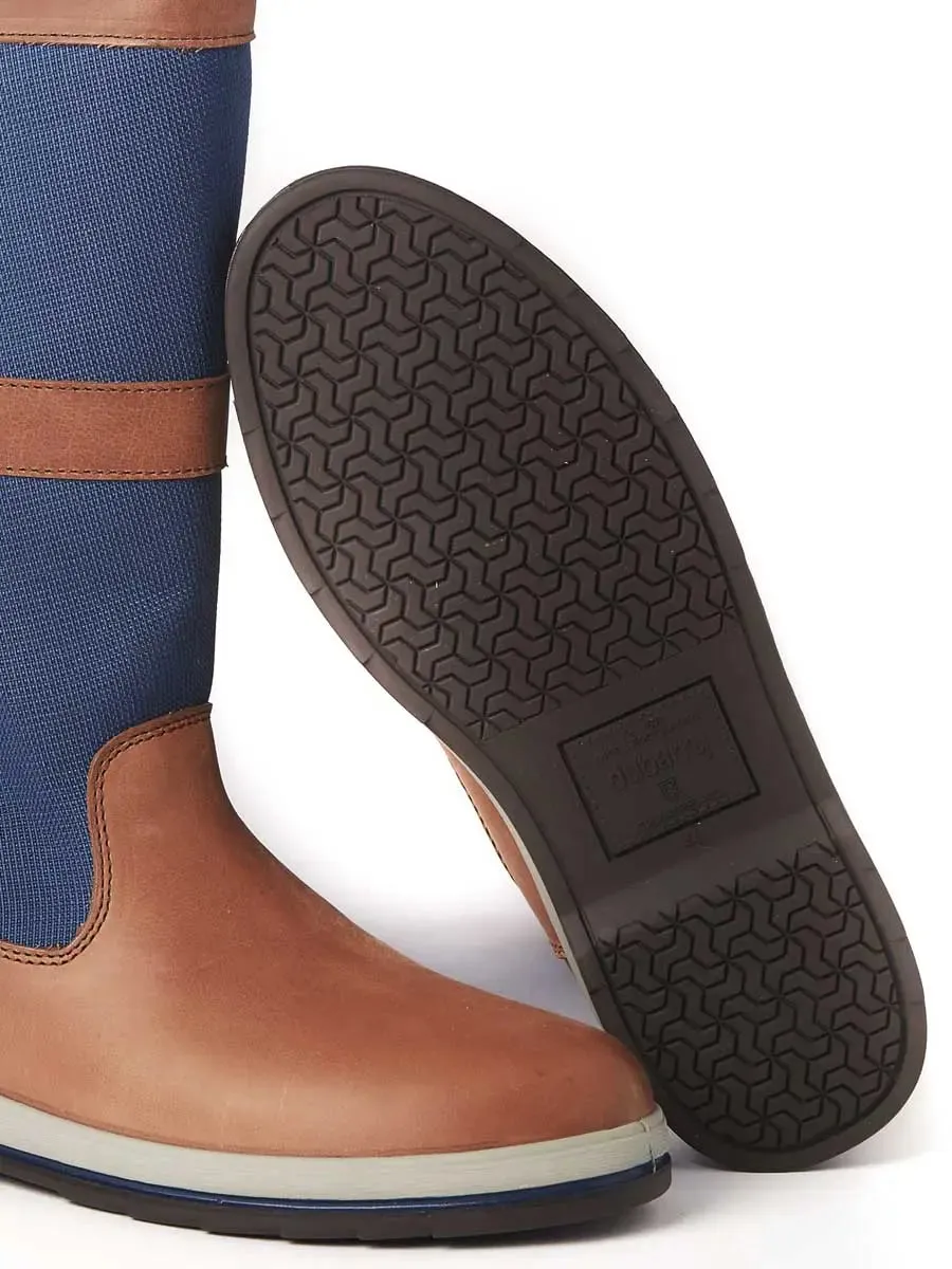DUBARRY Shamrock ExtraFit Sailing Boots - Navy & Brown