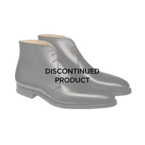 Upton Black Calf Durable Material Impact Resistant Heel