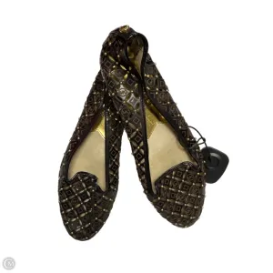 Cushioned Midsole Ventilated Mesh Long Distance Shoes Designer By Michael Kors In Black, Size: 6.5