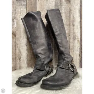 Premium Quality Country Soul Boots Knee Flats By Steve Madden In Brown, Size: 10