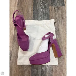 Shoes Designer By Alexandre Birman In Purple, Size: 9.5 Dust Free