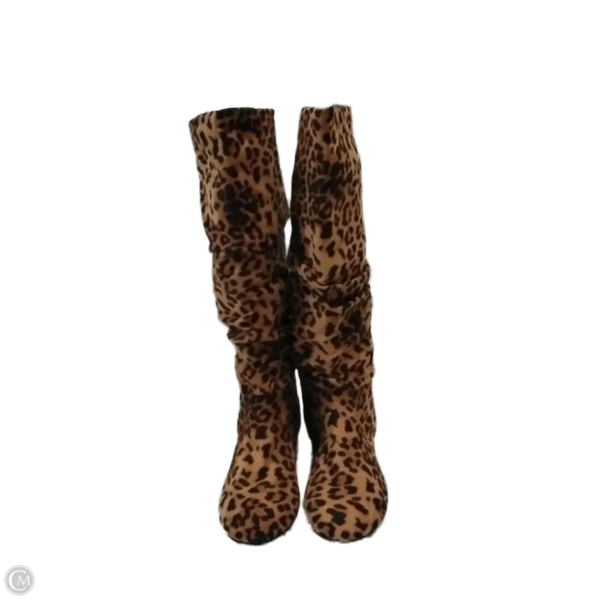Boots Knee Flats By Soda In Animal Print, Size: 6.5 waterproof construction Breathable Interior