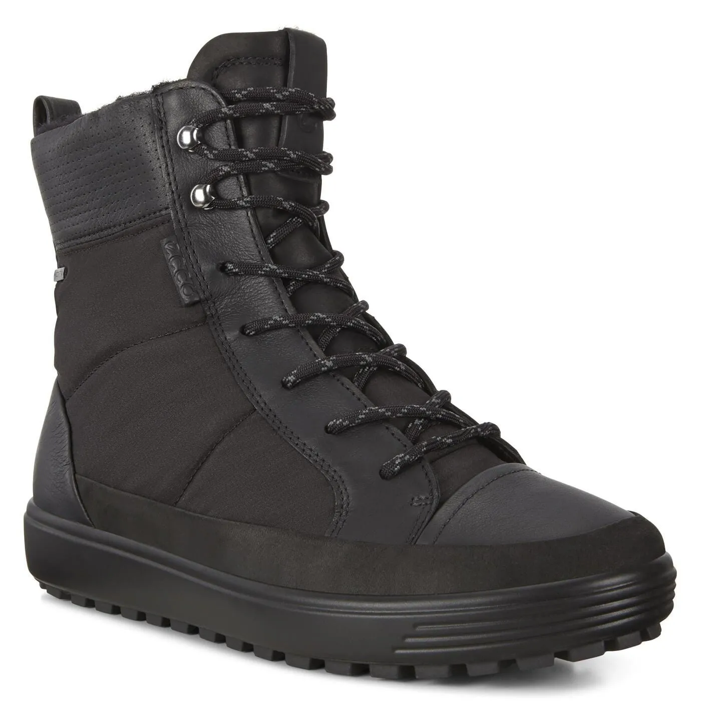 Ecco Women's Soft 7 Tred Gore-Tex® Lace Boots- Black