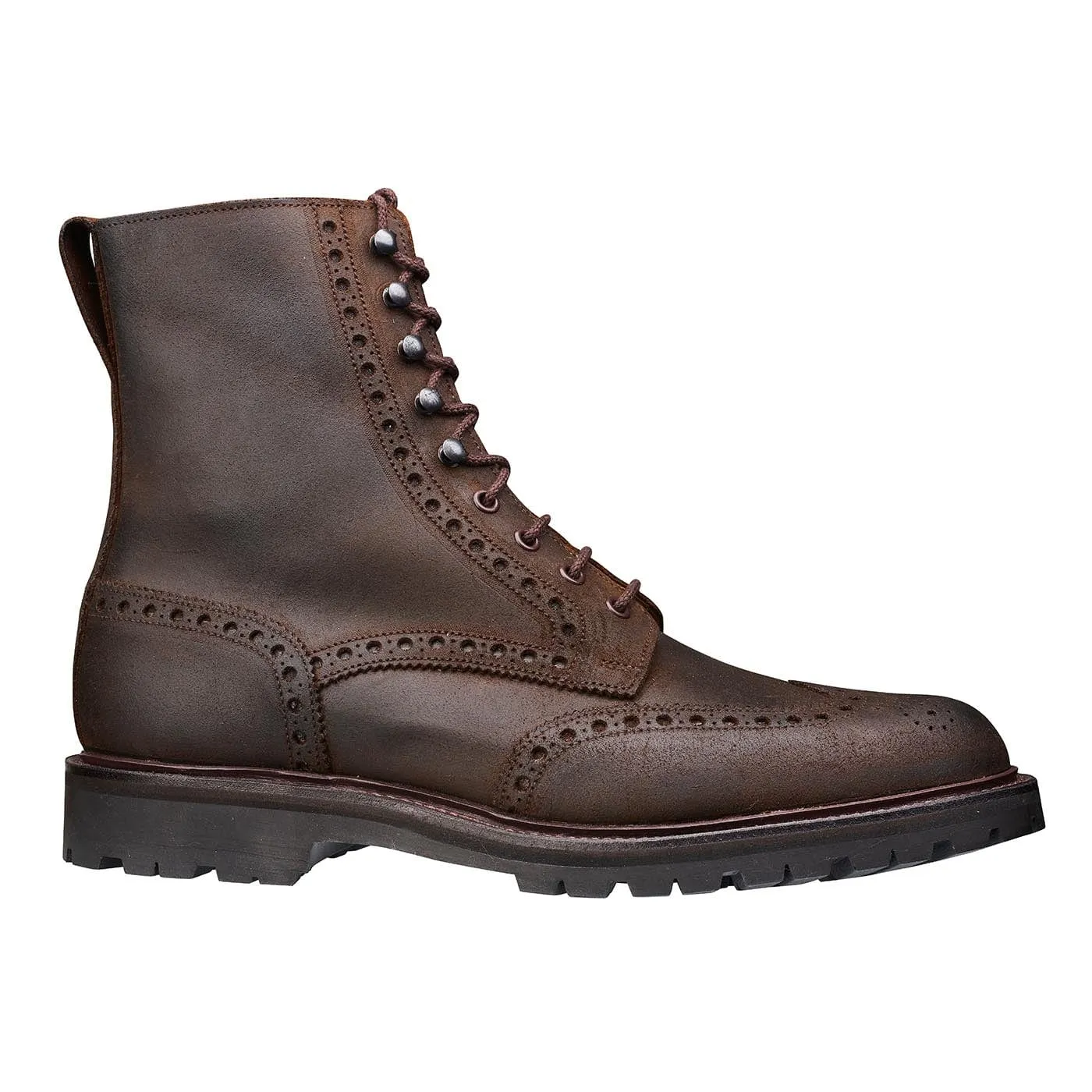 Lightweight Footwear Islay Dark Brown Rough-Out Suede