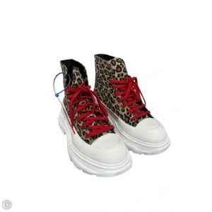 Comfort Shoes Luxury Designer By Alexander Mcqueen In Animal Print, Size: 9.5