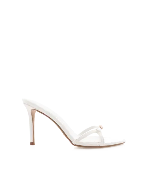 Evening Stiletto UMAY - WHITE PATENT