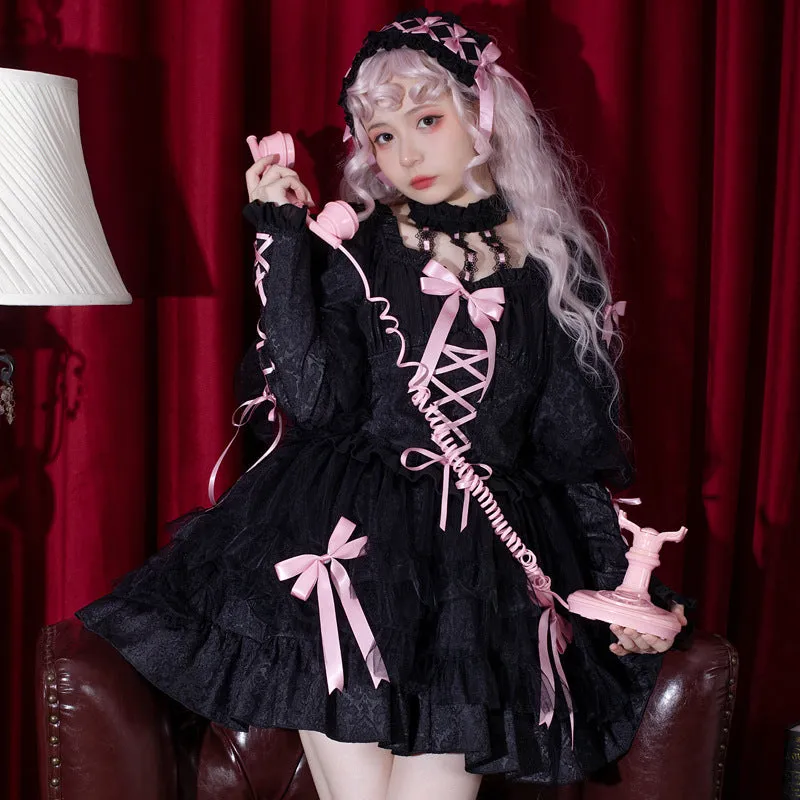 Eieyomi~Love Prelude~Gothic Lolita Long Sleeve OP