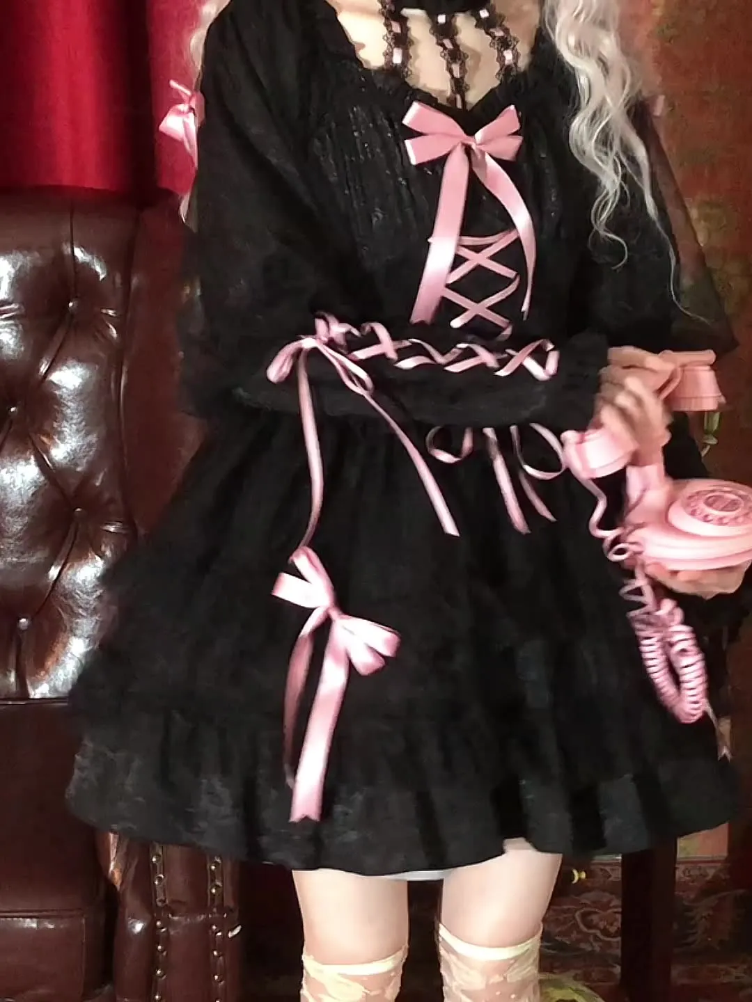 Eieyomi~Love Prelude~Gothic Lolita Long Sleeve OP