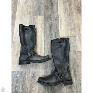 Boots Designer By Frye In Grey, Size: 7.5 Clean Step Pair Quick
