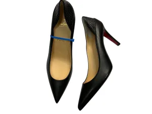 Sea Breeze Sandals Luxury Designer By Christian Louboutin In Black, Size: 9