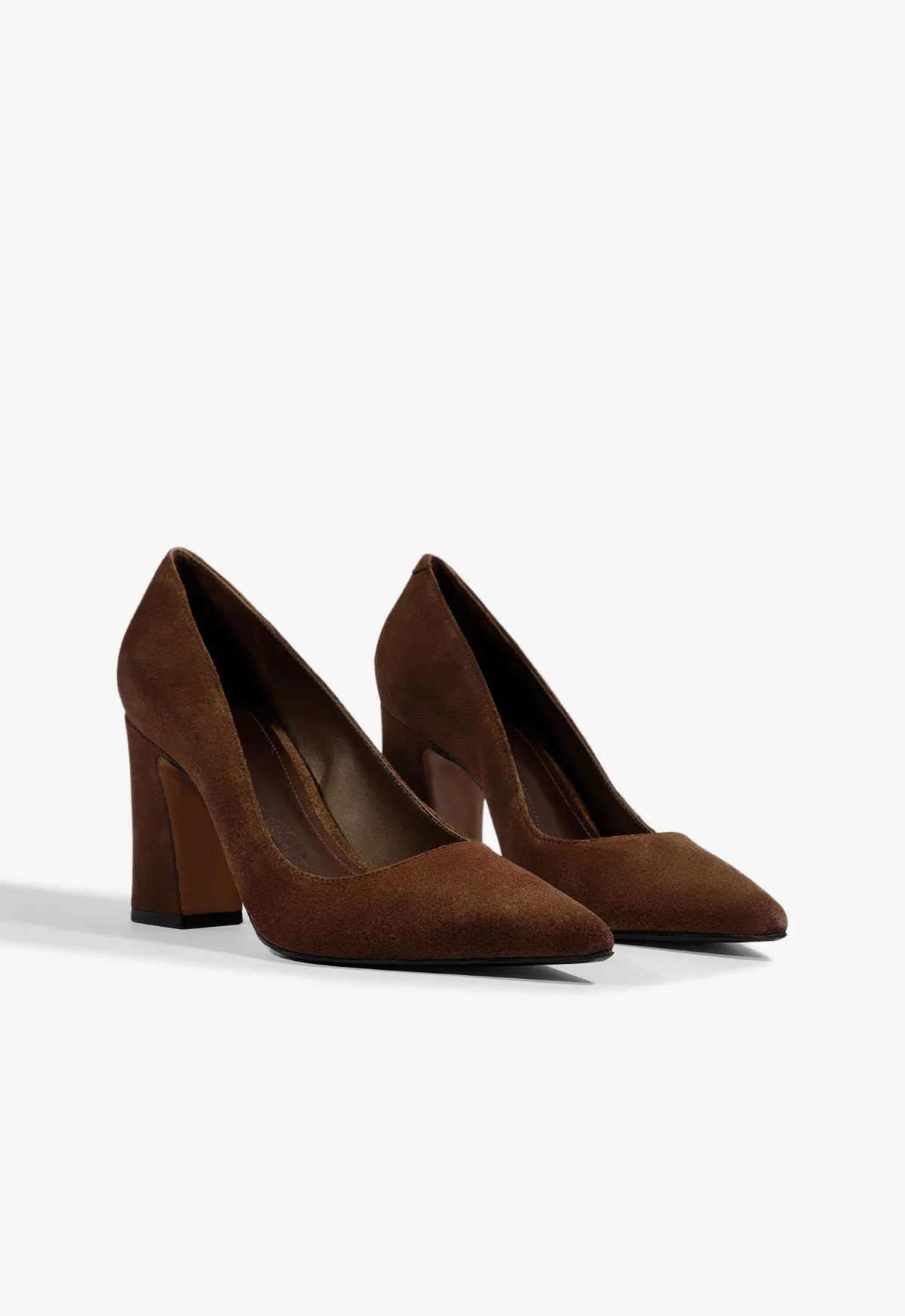 Eleanor Suede Pump Feather Light Modern Commuters Flexible Fit Frequent Travelers