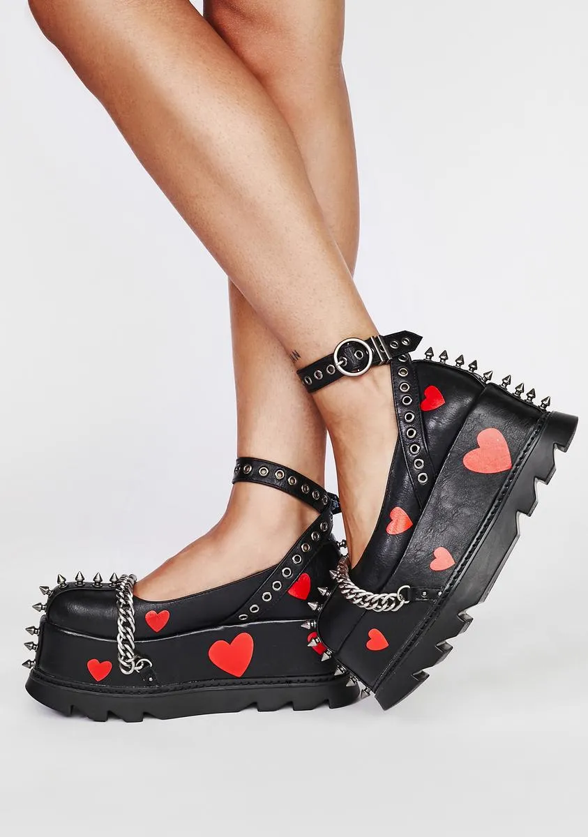 Electric Loving Platform Mary Janes