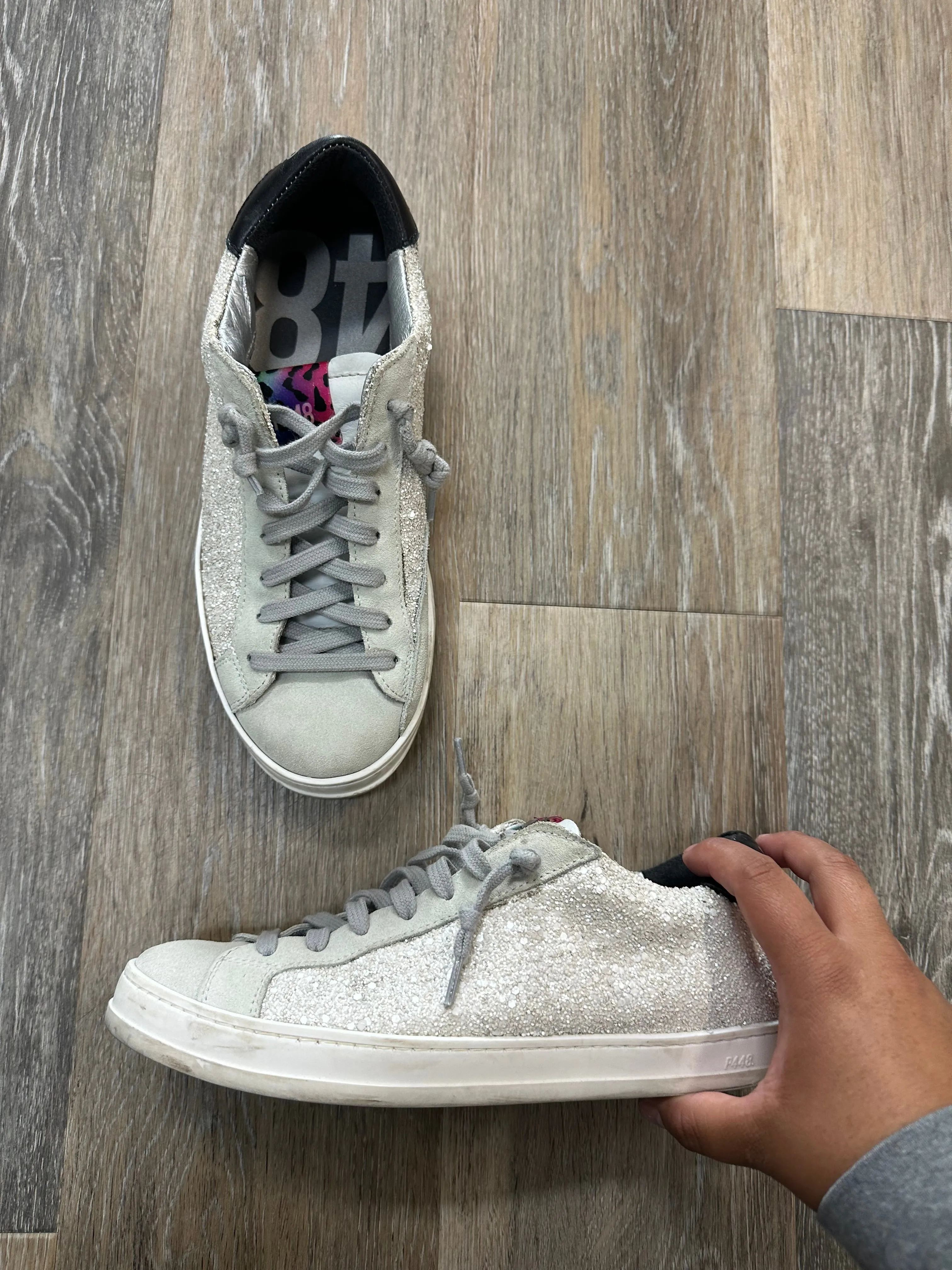 Fast pace Durable Stitching Shoes Designer By P448 In White, Size: 7.5