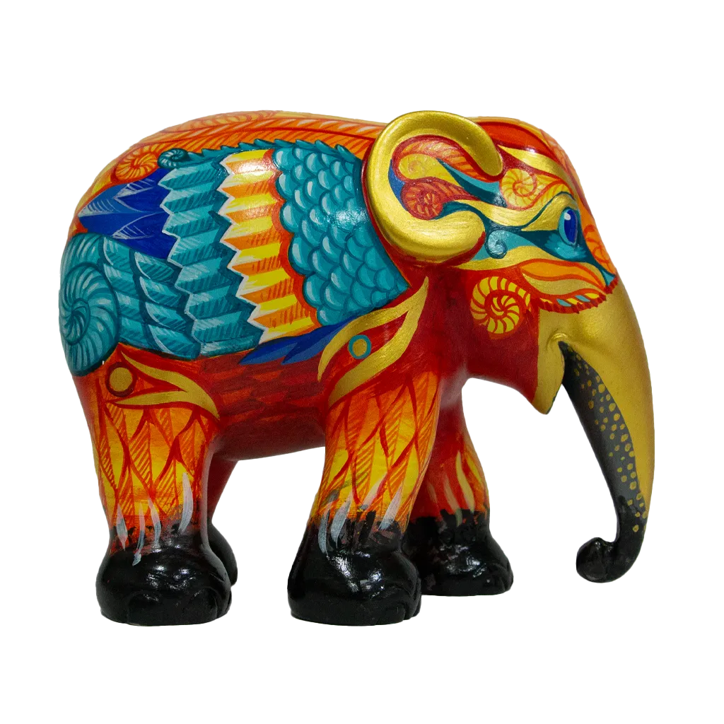 Elephant Parade elefante Phoenix of the Ashes 15cm Limited Edition 3000 PHOENIX OF THE ASHES 15