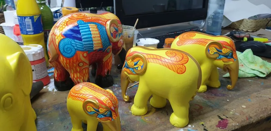 Elephant Parade elefante Phoenix of the Ashes 15cm Limited Edition 3000 PHOENIX OF THE ASHES 15