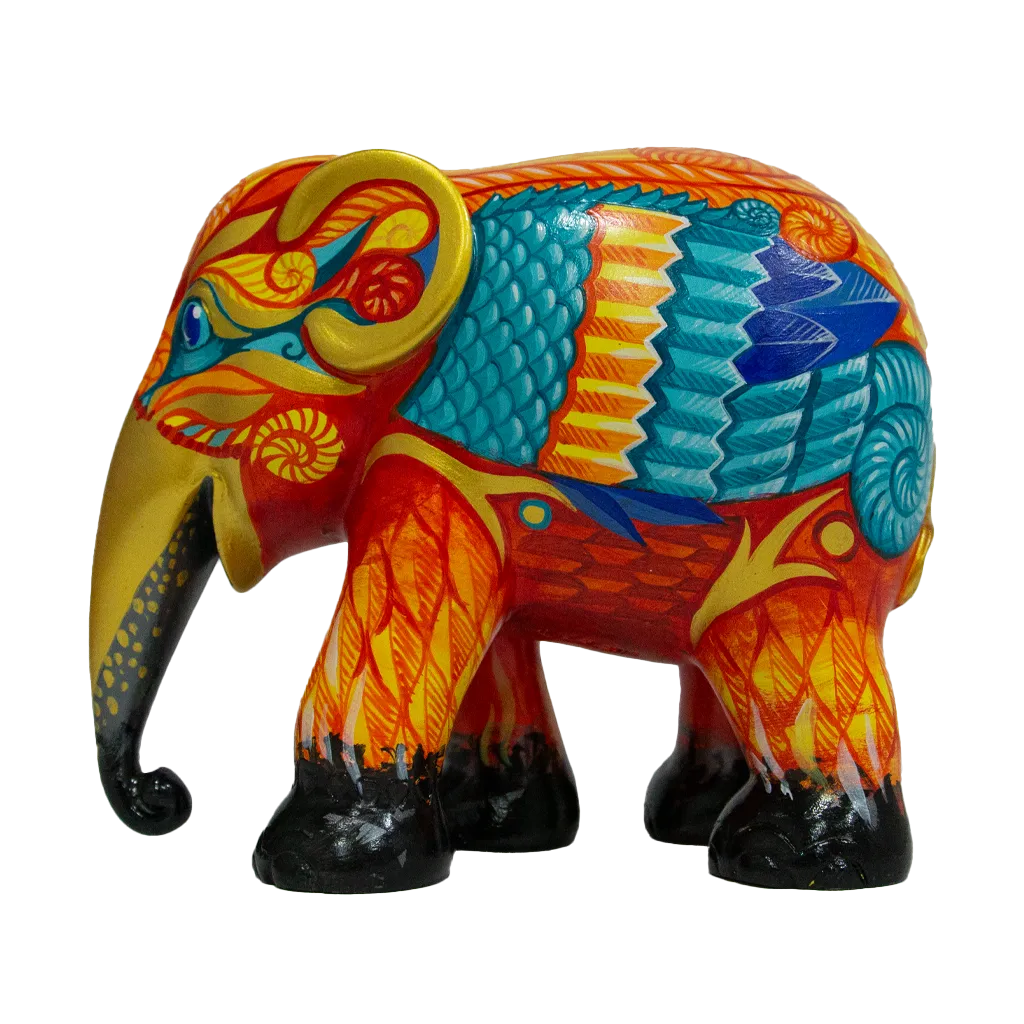 Elephant Parade elefante Phoenix of the Ashes 15cm Limited Edition 3000 PHOENIX OF THE ASHES 15