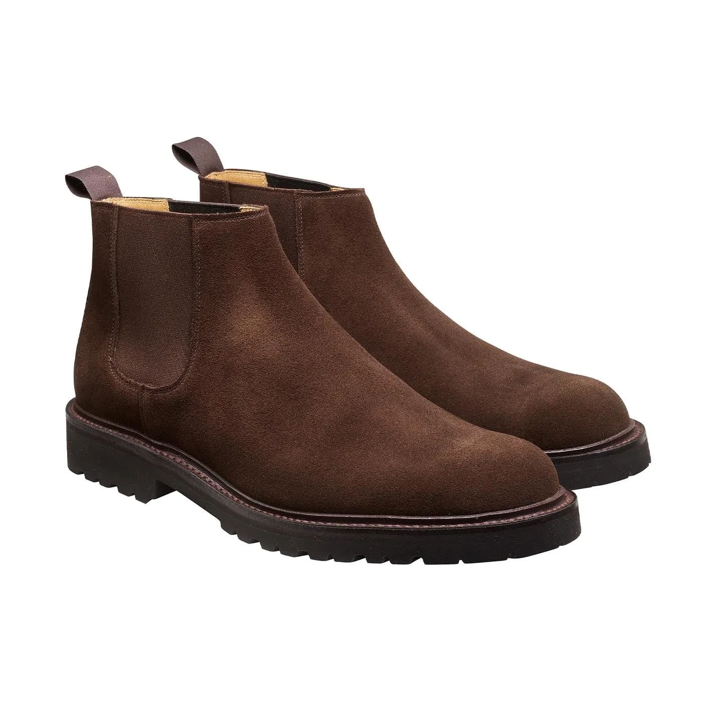 Elgin Dark Brown Suede Rugged Comfort