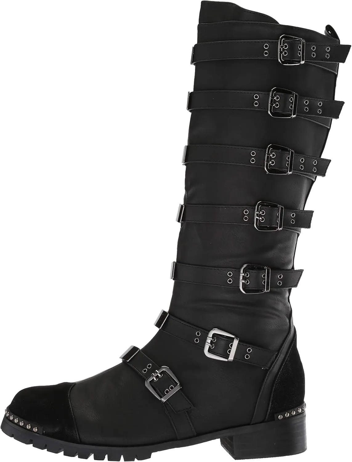 Ellie Shoes Men's 158-punk Combat Boot