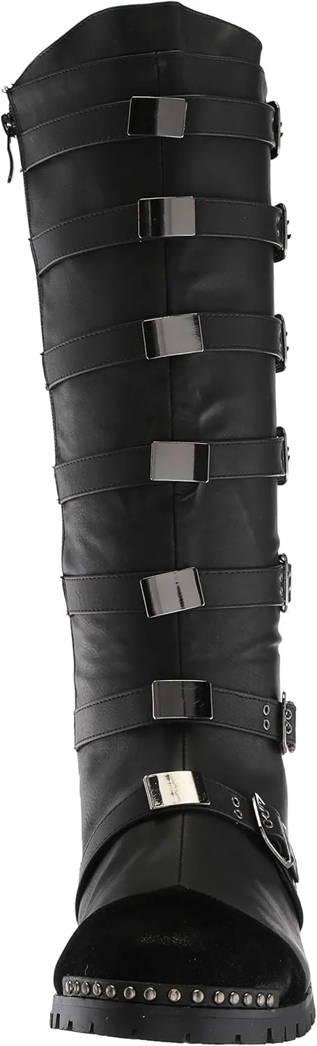 Ellie Shoes Men's 158-punk Combat Boot