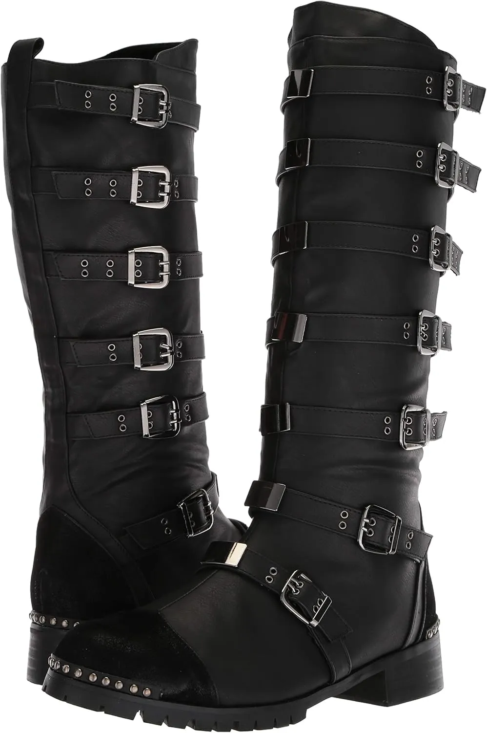 Ellie Shoes Men's 158-punk Combat Boot