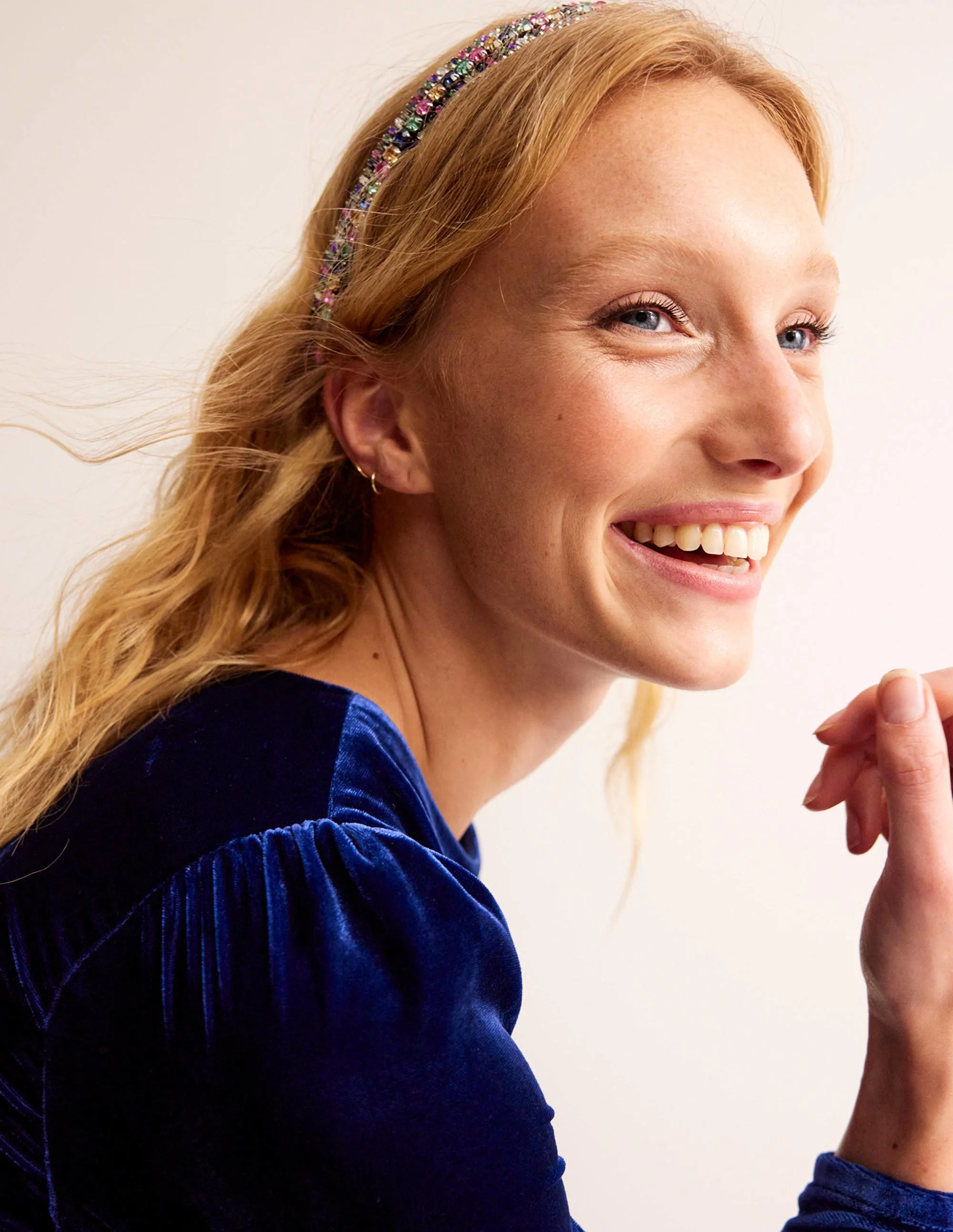Embellished Headband-Multi