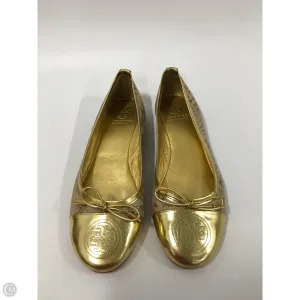 Cushioned Base Busy Professionals Shoes Designer By Tory Burch In Gold, Size: 7
