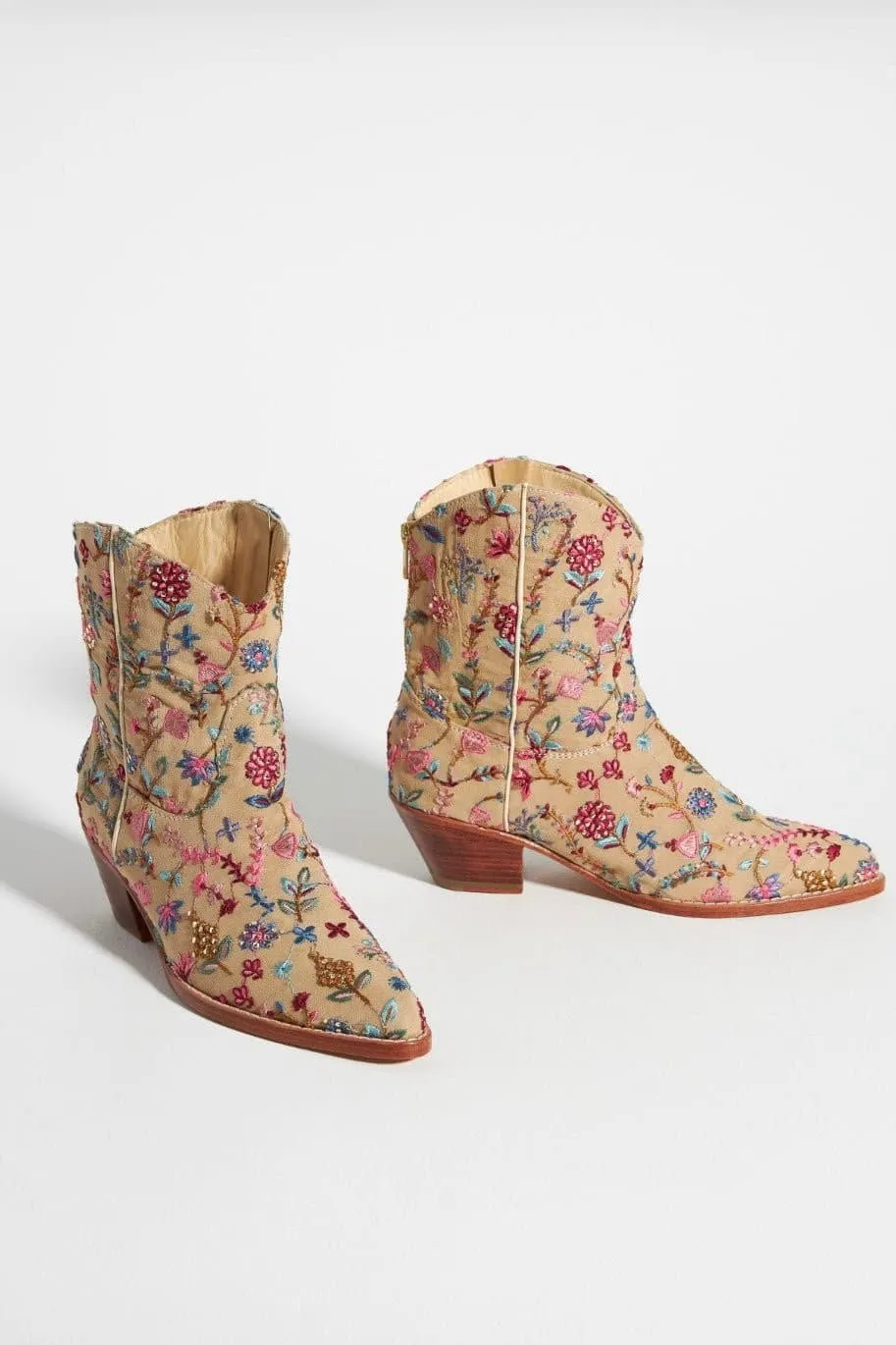 EMBROIDERED WESTERN BOOTS SUSAN X ANTHROPOLOGIE