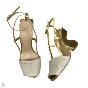 forest walk design Shoes Designer By Tory Burch In Gold, Size: 6