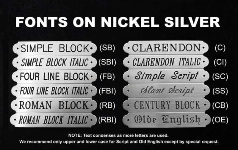 Engraved Collar Name Tag Xtra Large Thick 1 1/2" - Starting at