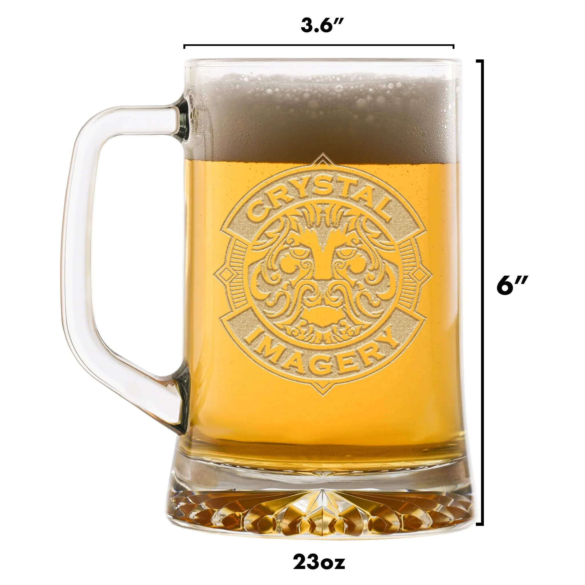 Engraved Nautical Beer Mug Set of Four Beach Glasses