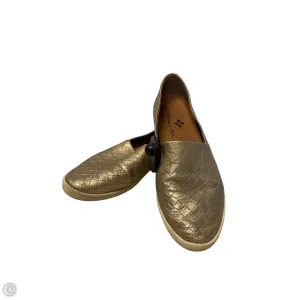 Shoes Designer By Patricia Nash In Gold, Size: 8.5 Leather Touch Stride Bold