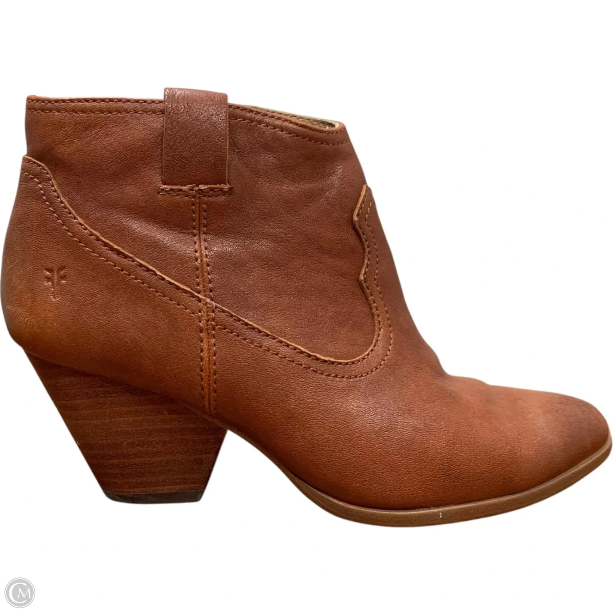 Boots Designer By Frye In Brown, Size: 6.5 mud proof