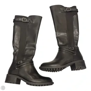 Protective Lining Boots Knee Heels By Jessica Cline In Black, Size: 10
