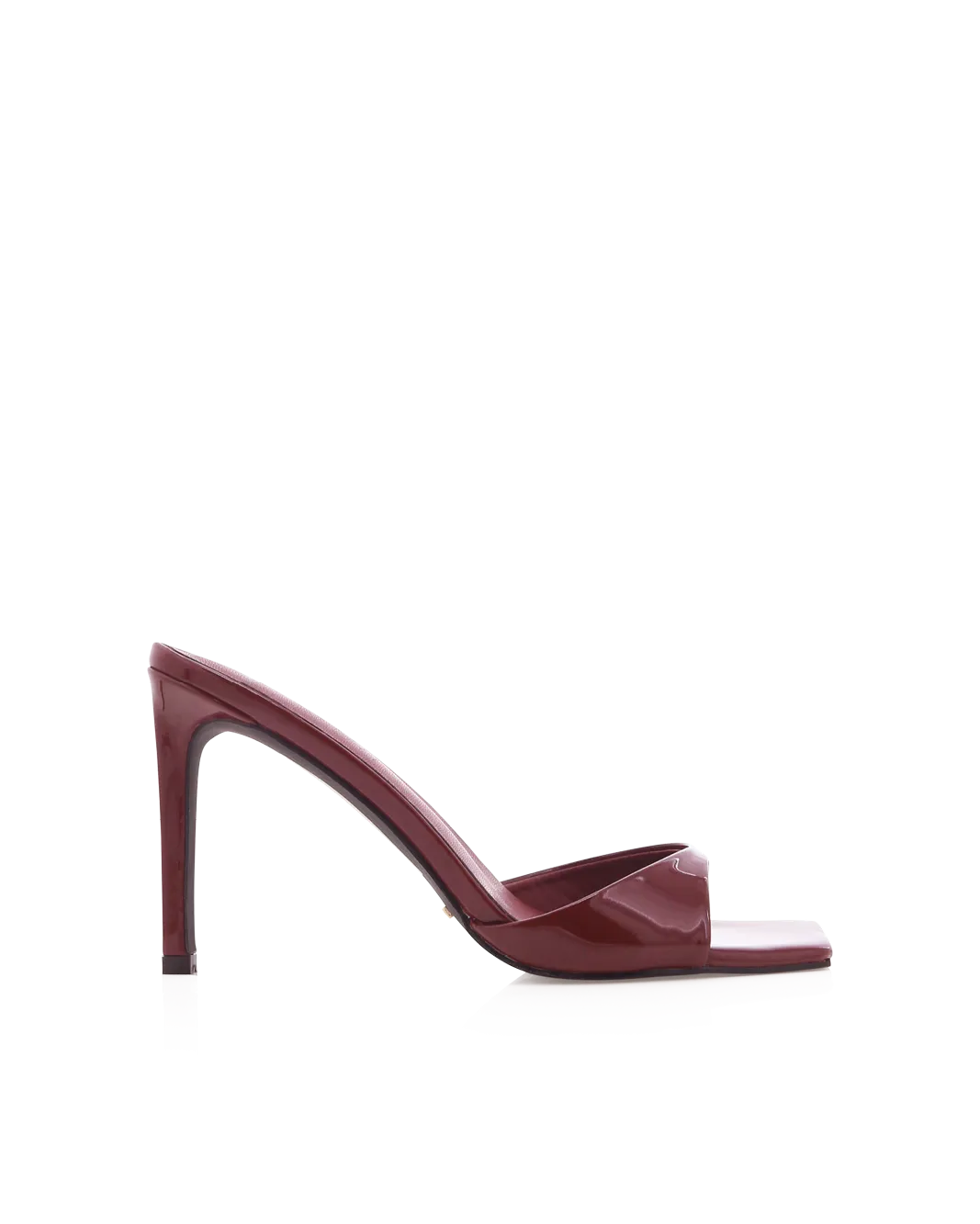ESMERALDA - DARK CHERRY PATENT Zip Close