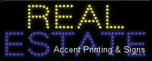 Estate LED Sign (High Impact, Energy Efficient)