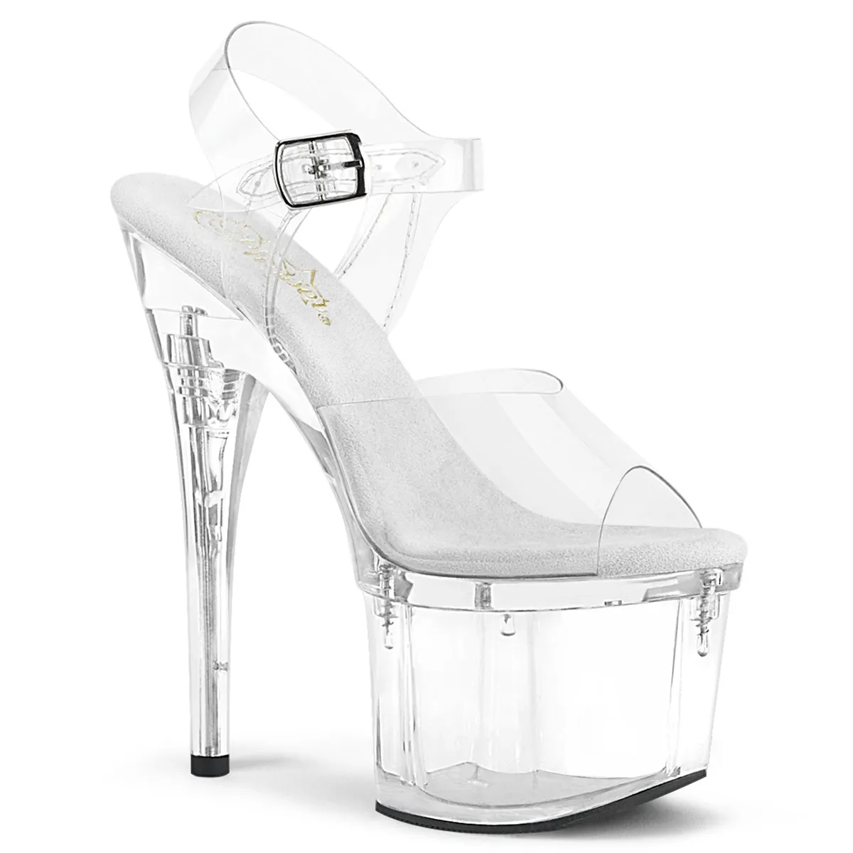 ESTEEM-708 Pleaser Clear Sexy Platform Shoes (Pole Dancing Heels)
